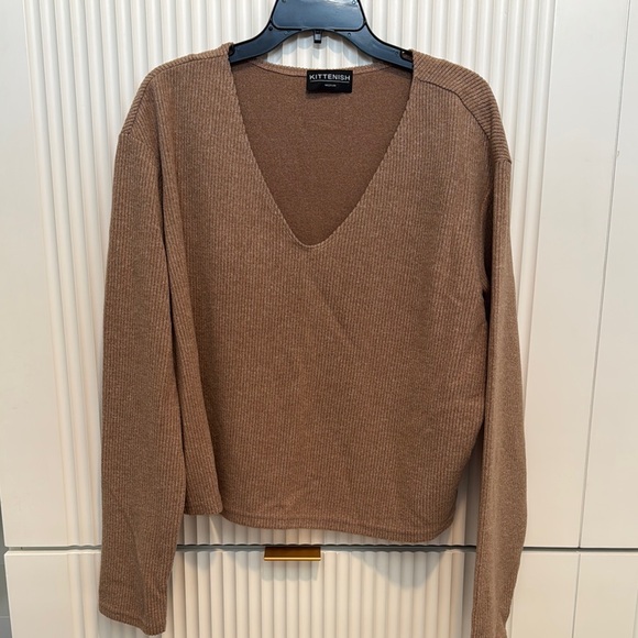 Kittenish Mama Karen V-Neck Sweater | NWOT - Picture 2 of 7